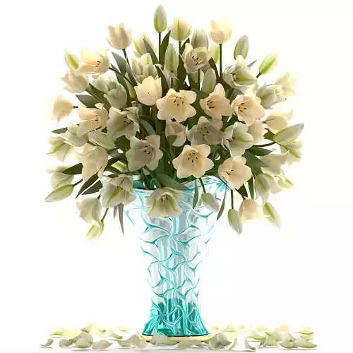 Bouquet of tulips 3D model