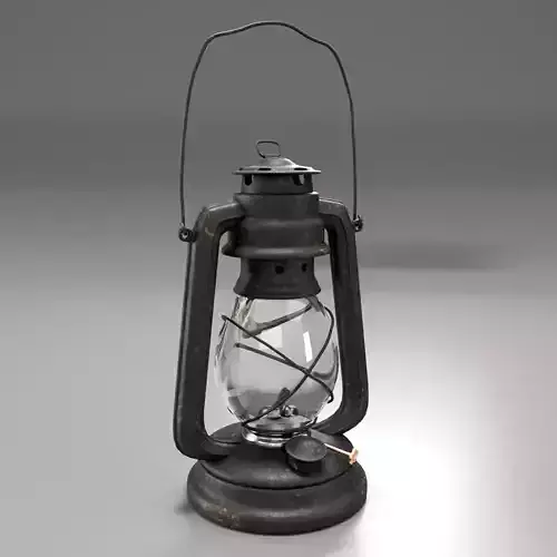 Oil Lamp 3D model
