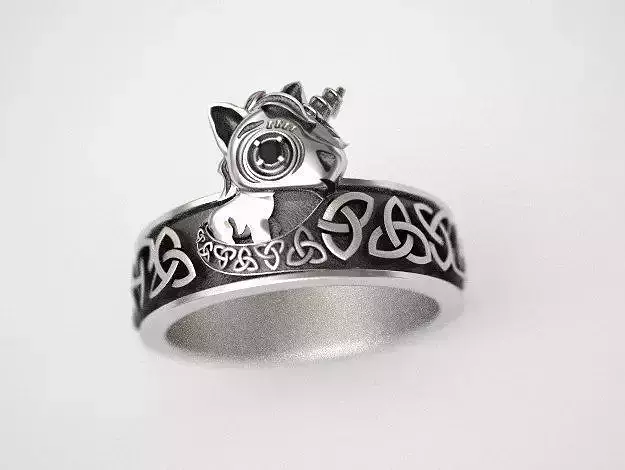 Unicorn Ring - replica 3D print model
