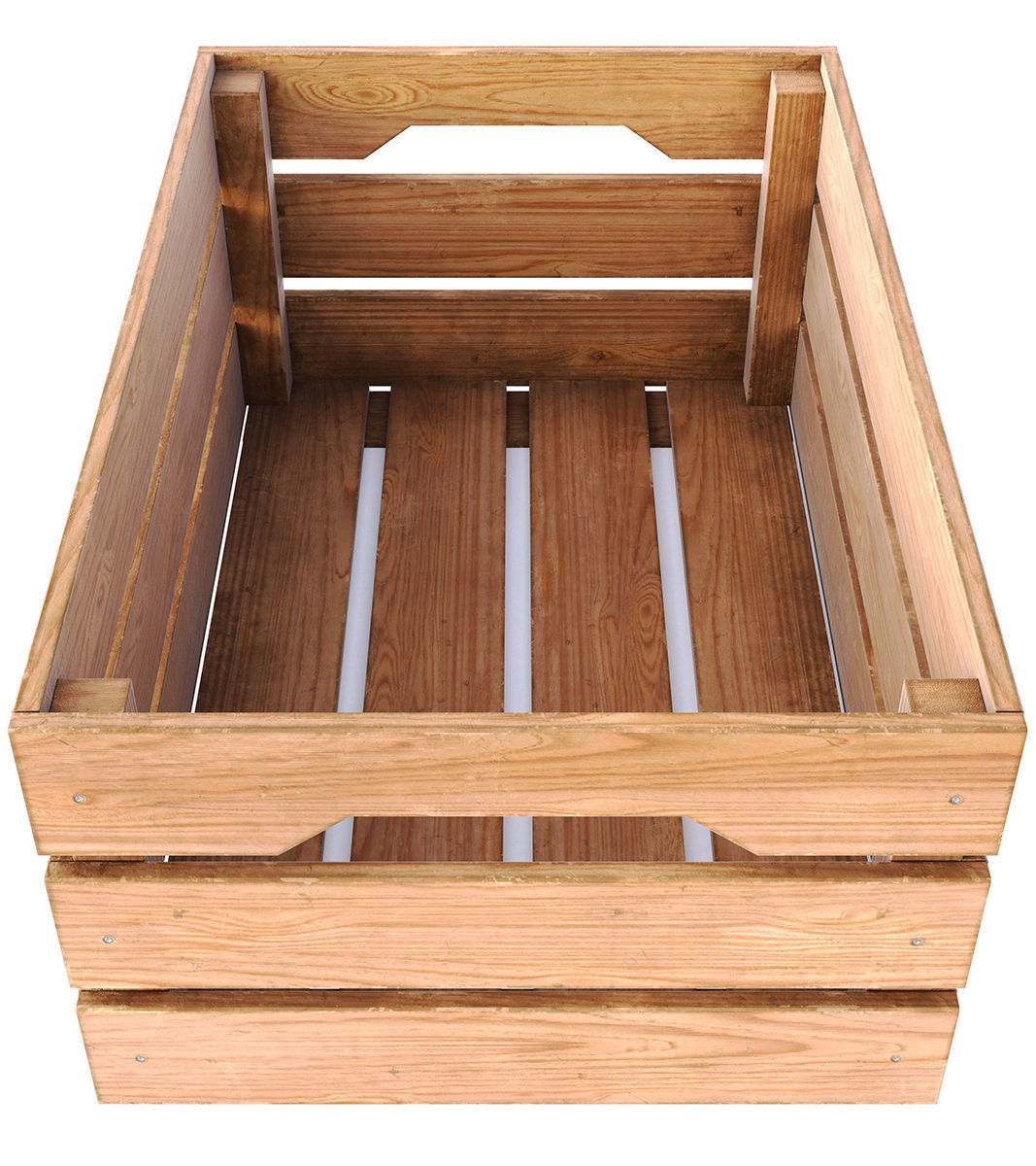 wooden box - PBR Game-Ready Low-poly 3D model_2