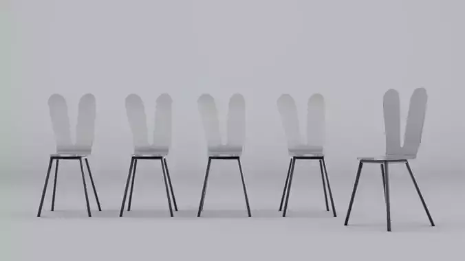 Sanaa chair 3D model