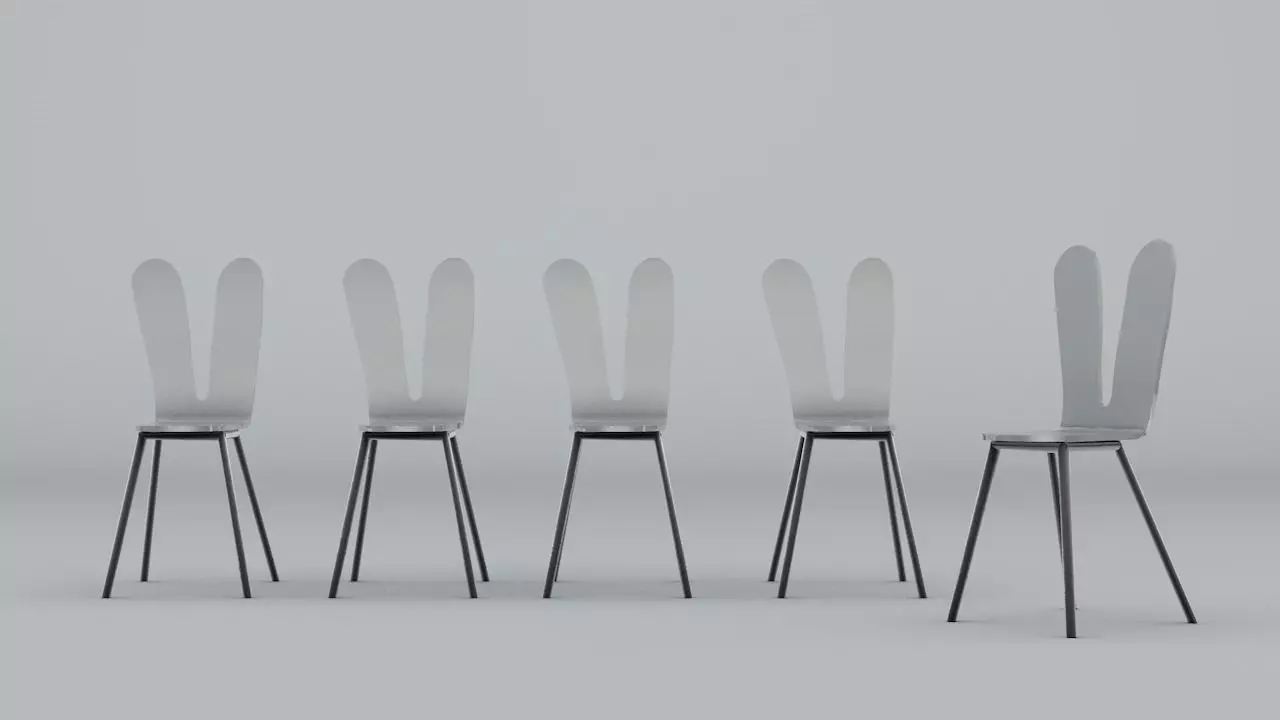 Sanaa chair 3D model_0