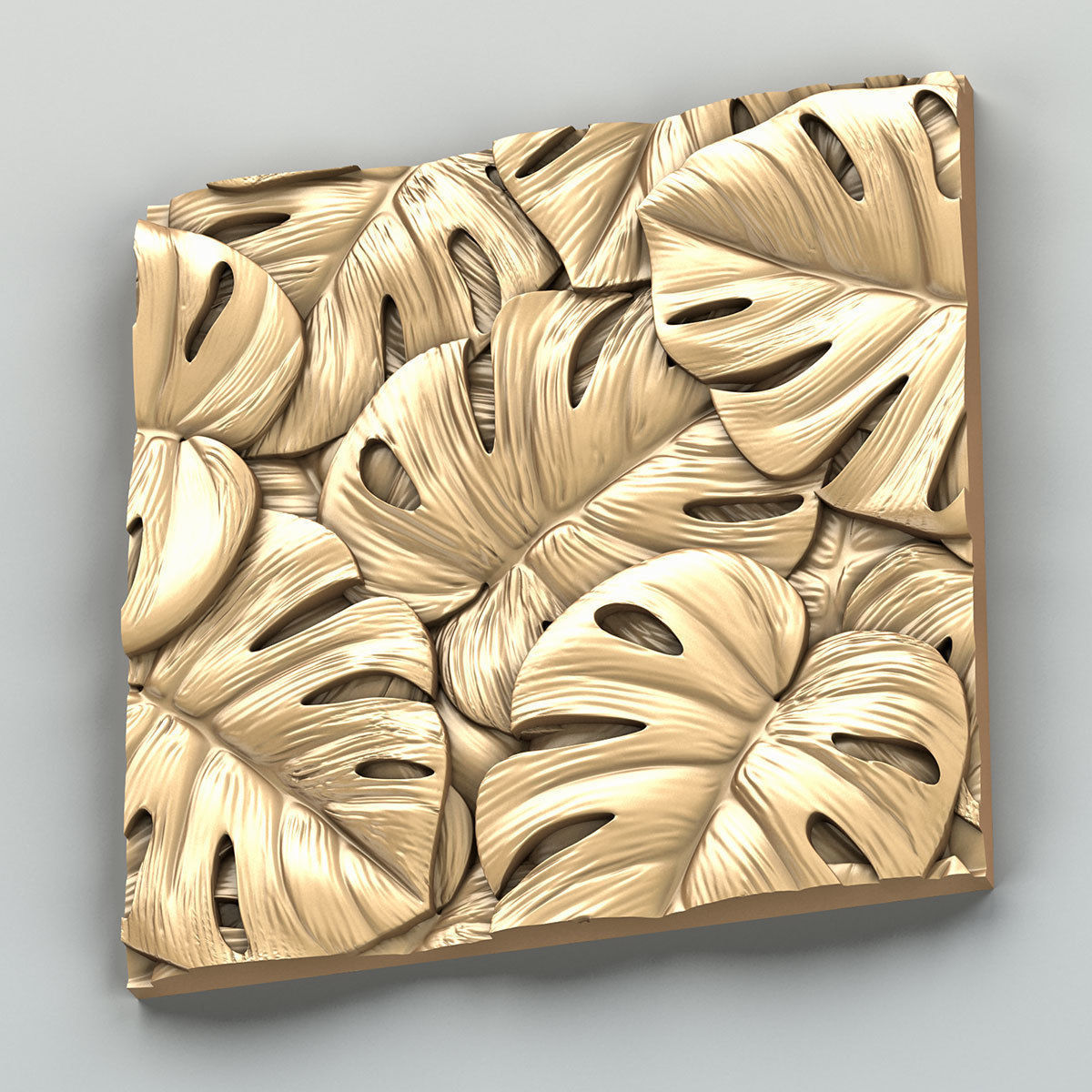 Wall panel 006 3D model_3