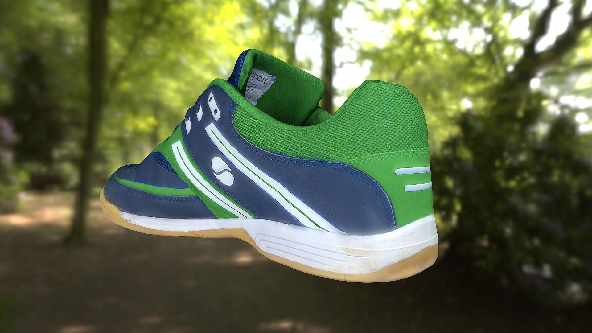 Shoe low poly 3D model badminton Low-poly 3D model_3