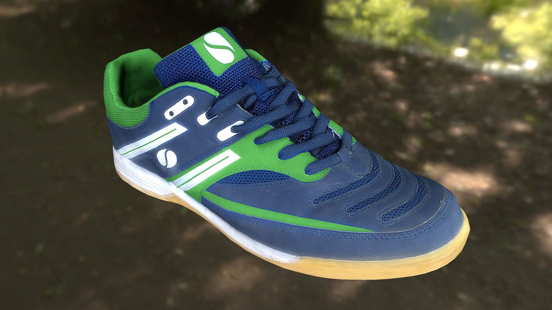 Shoe low poly 3D model badminton Low-poly 3D model_1