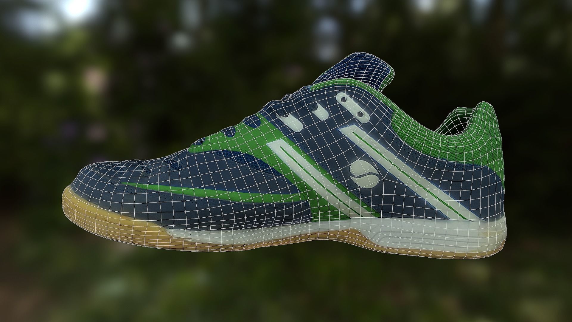 Shoe low poly 3D model badminton Low-poly 3D model_13
