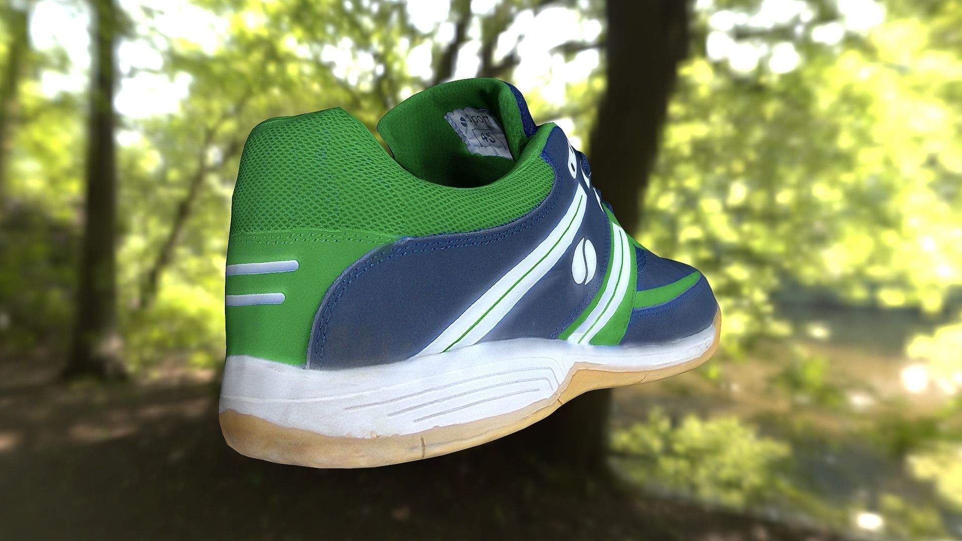 Shoe low poly 3D model badminton Low-poly 3D model_2