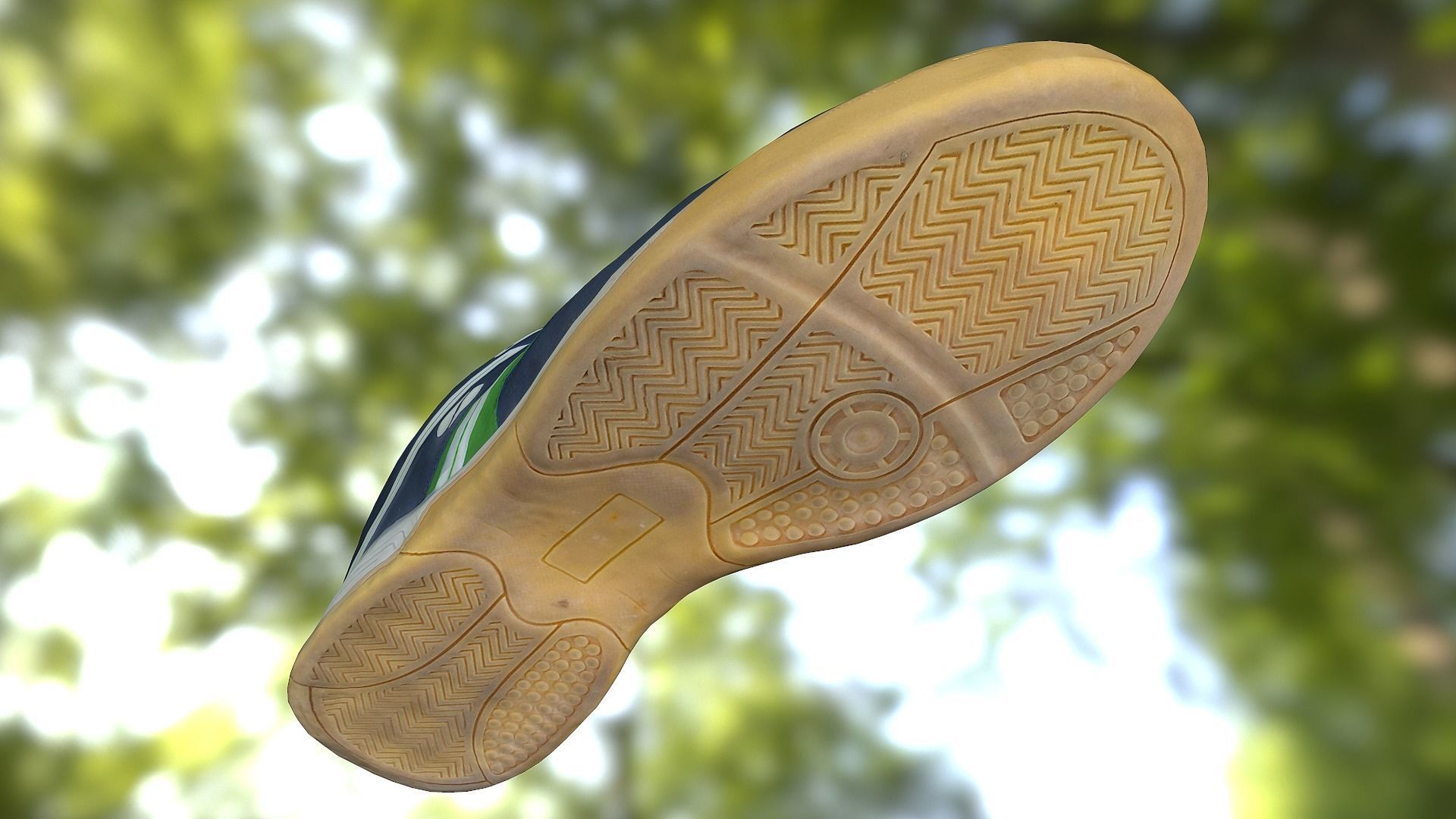 Shoe low poly 3D model badminton Low-poly 3D model_6