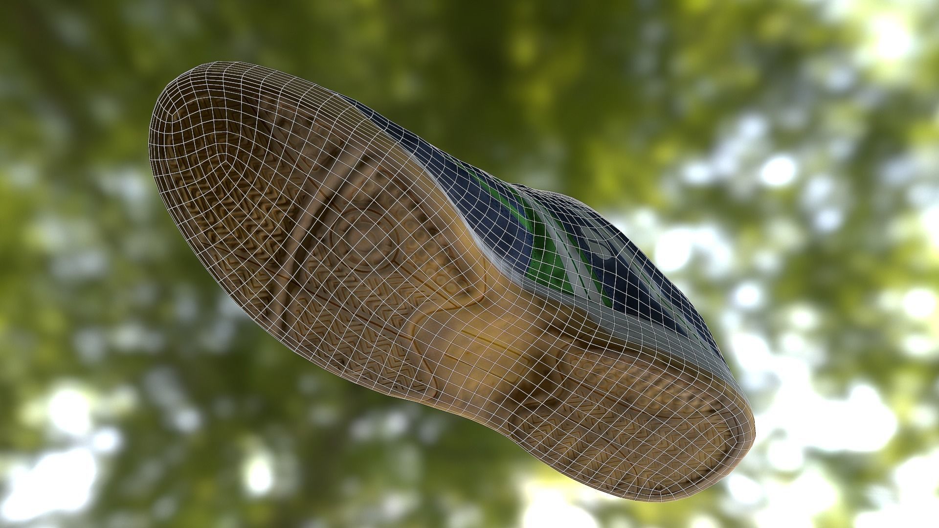 Shoe low poly 3D model badminton Low-poly 3D model_15