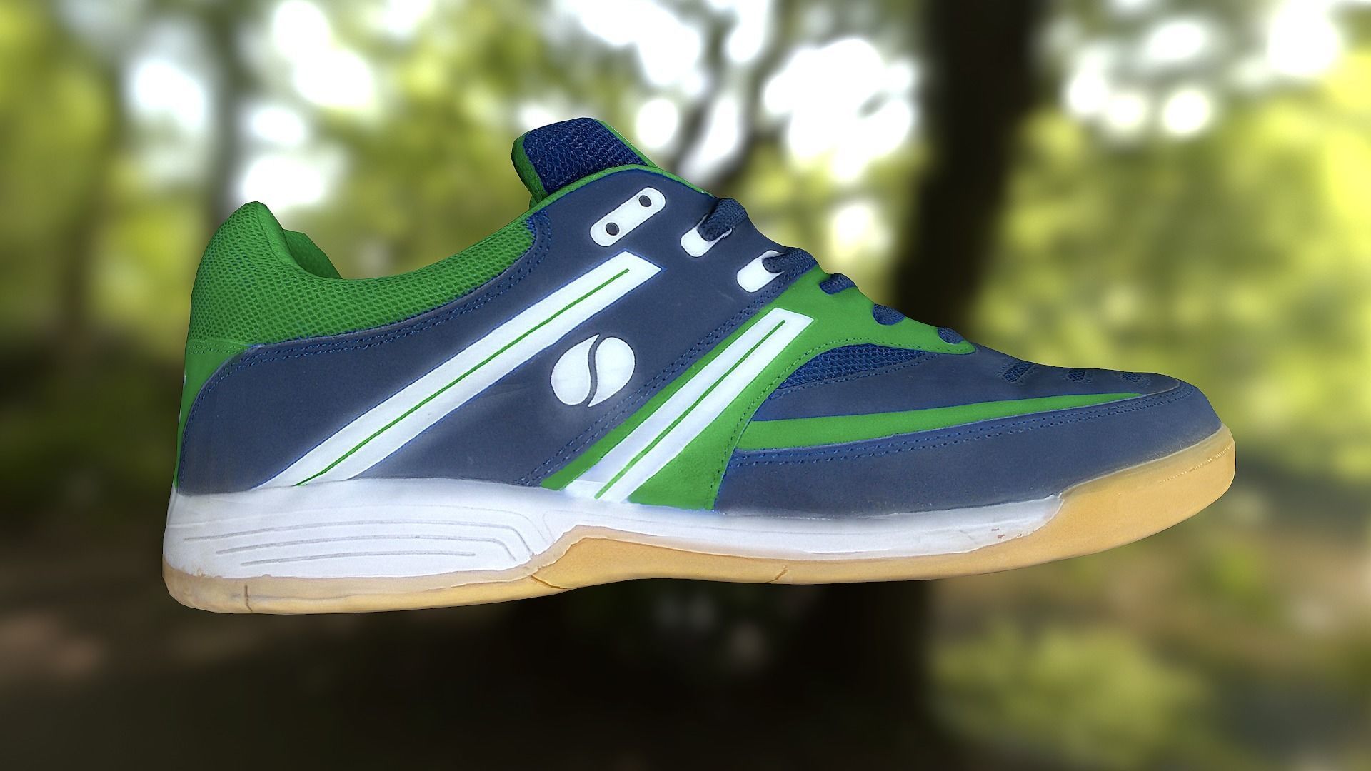 Shoe low poly 3D model badminton Low-poly 3D model_4