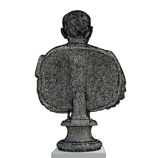 Marcus Porcius Cato the Censor bust 3D model_14