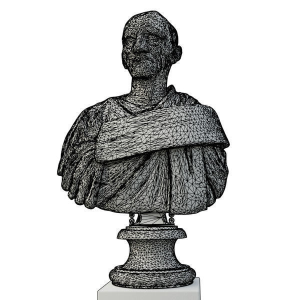 Marcus Porcius Cato the Censor bust 3D model_13