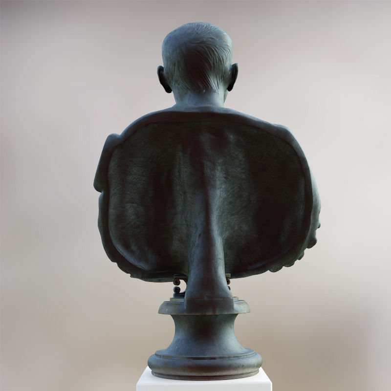 Marcus Porcius Cato the Censor bust 3D model_10