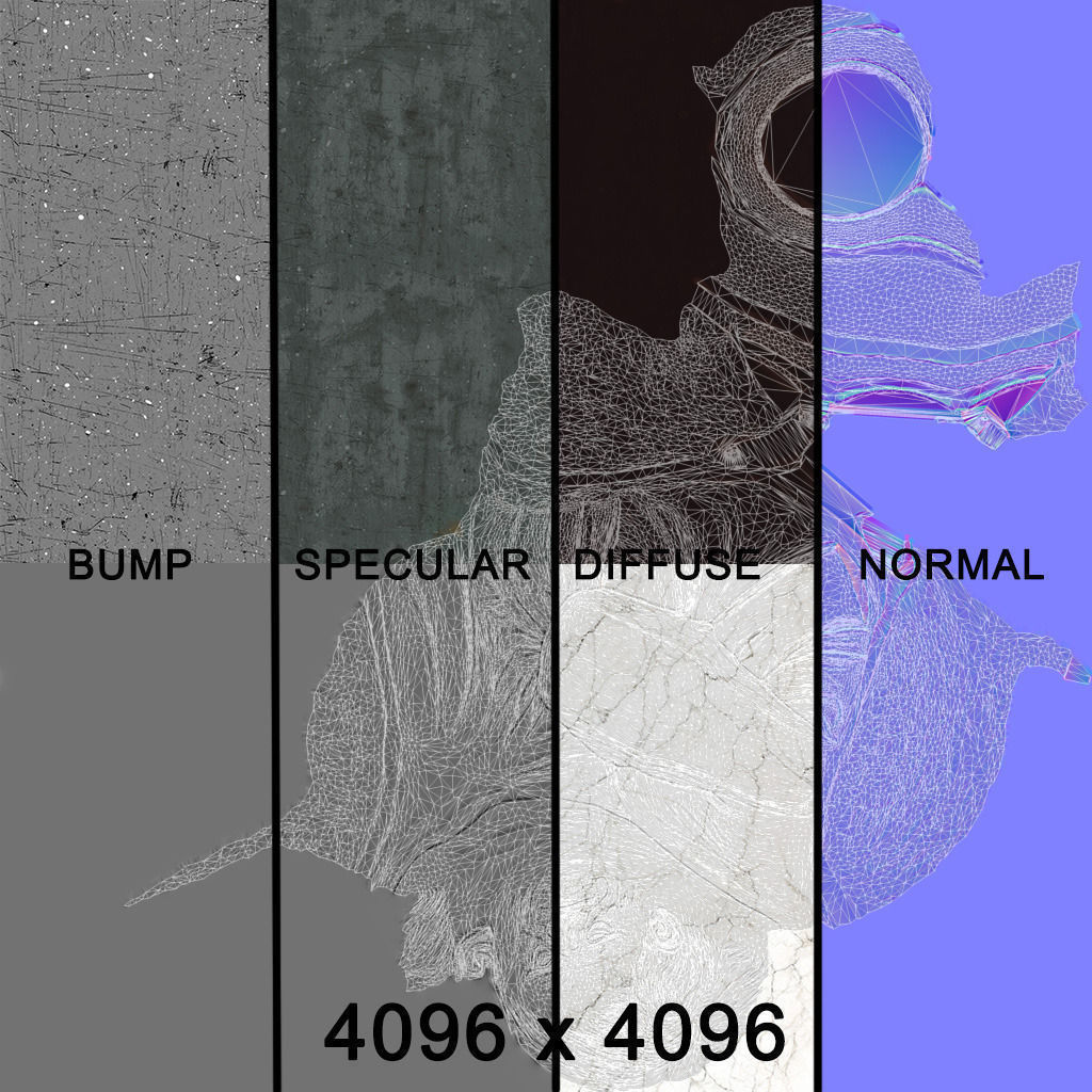 Marcus Porcius Cato the Censor bust 3D model_15