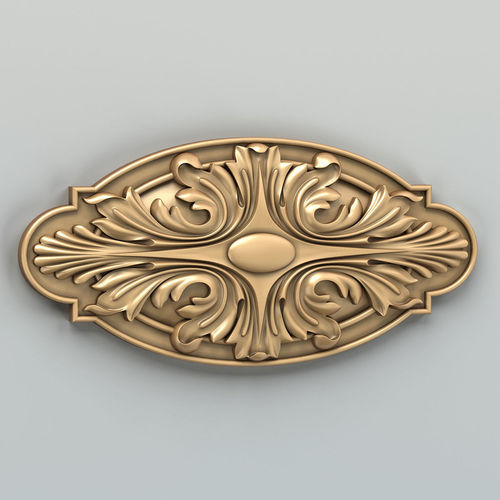 Round rosette 013 3D model