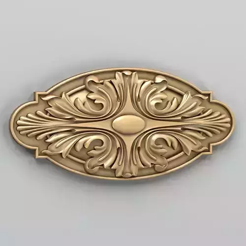 Round rosette 013 3D model