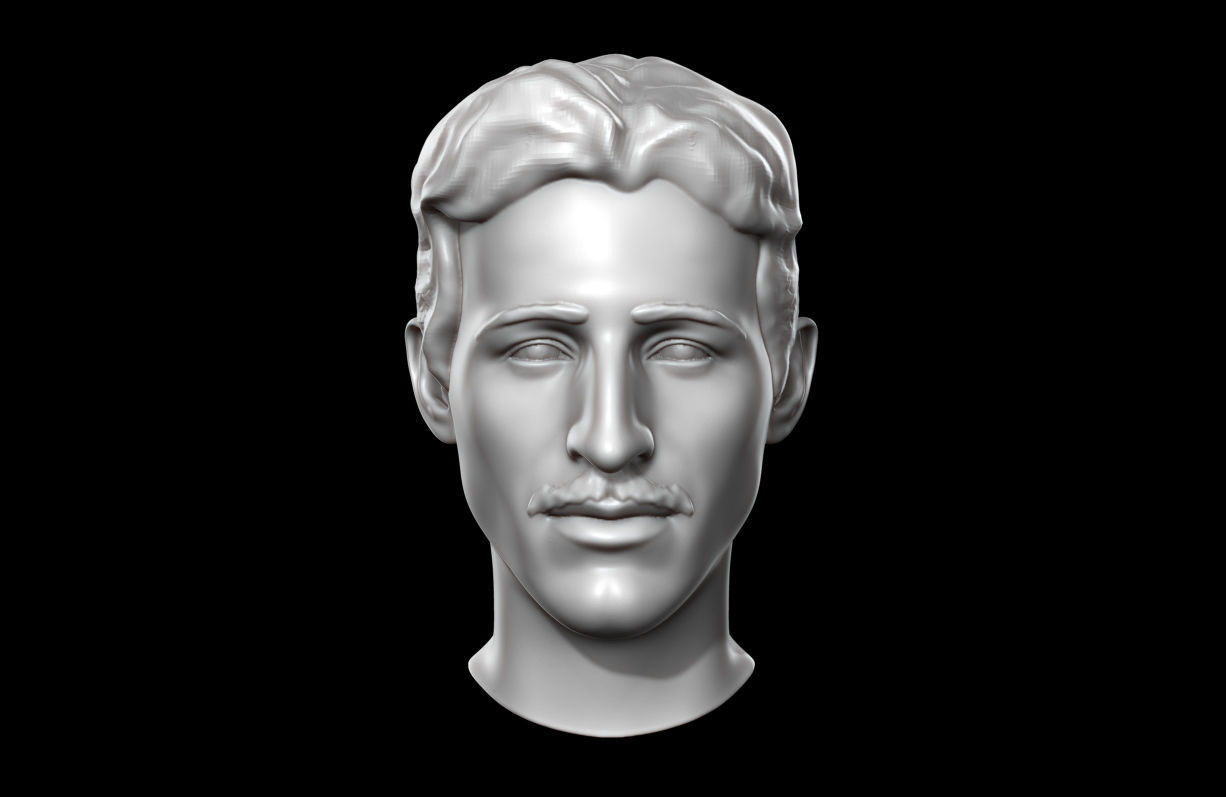 Nikola Tesla 3D print model_3