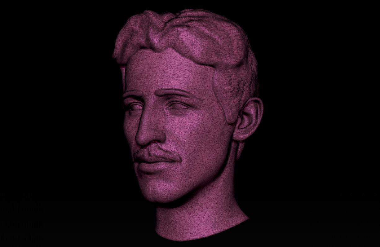 Nikola Tesla 3D print model_2