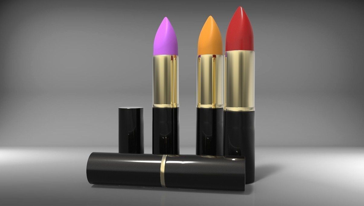 Lipstick 3D model_1