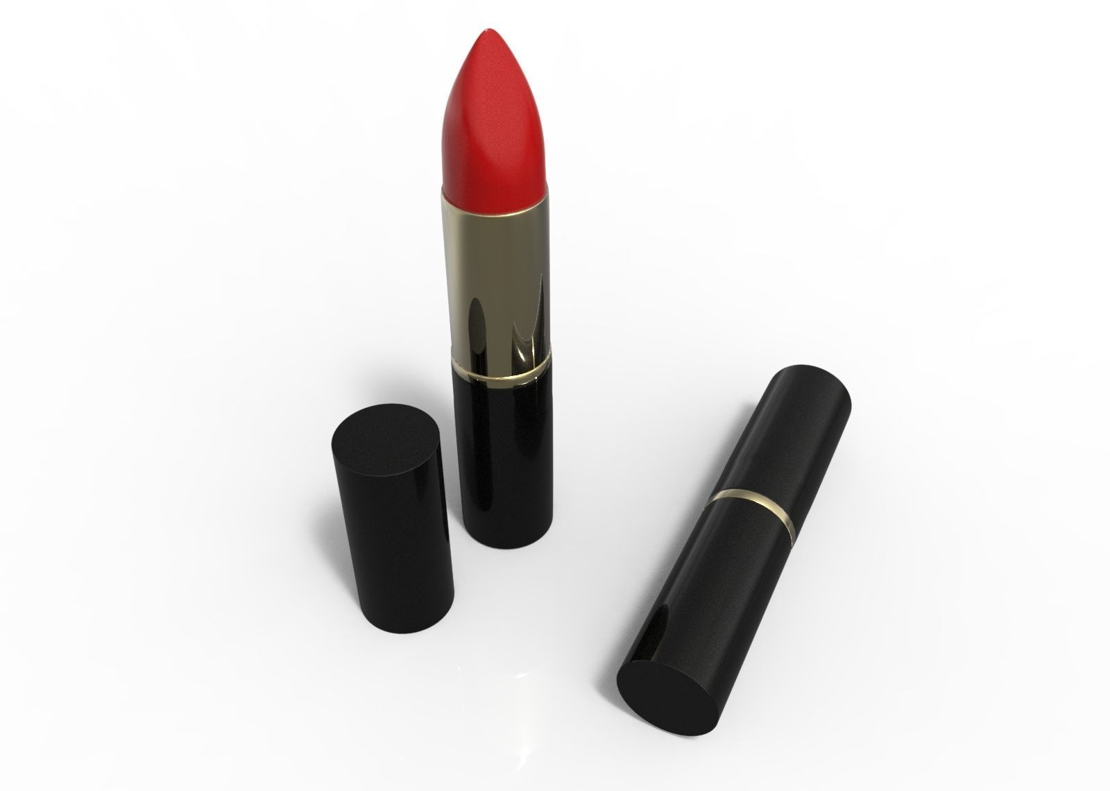 Lipstick 3D model_6
