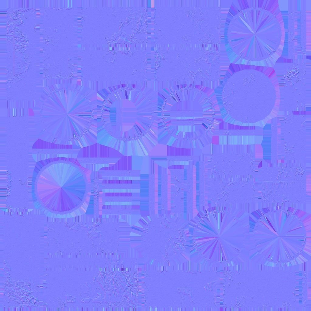 Industrial Pipes Low-poly 3D model_15