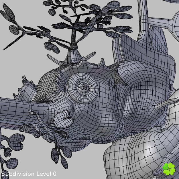 Leafy sea dragon rigged 3D model_37