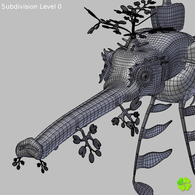 Leafy sea dragon rigged 3D model_35