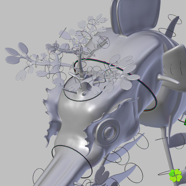 Leafy sea dragon rigged 3D model_48