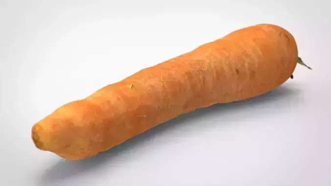 CARROT Low-poly 3D model