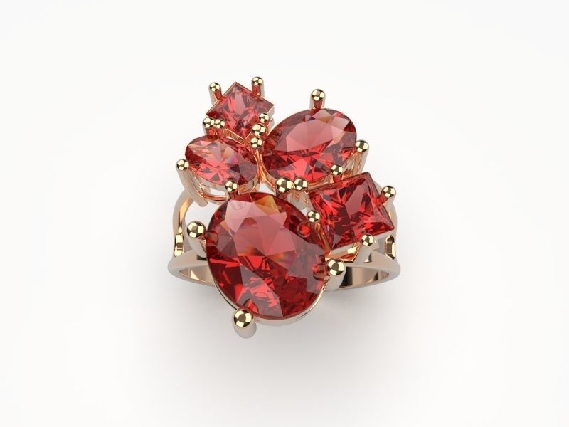 Ring from Kazakhstan 3D print model_1