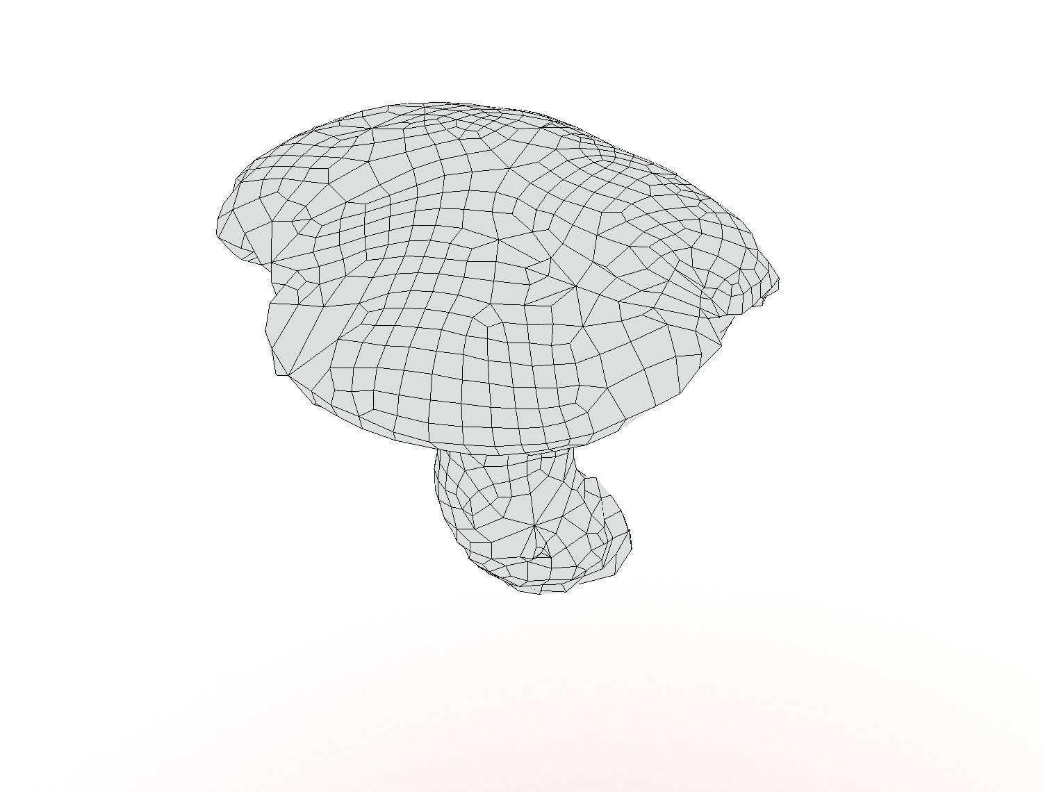 Photorealistic mushroom - Porcini - Boletus edulis Low-poly 3D model_12