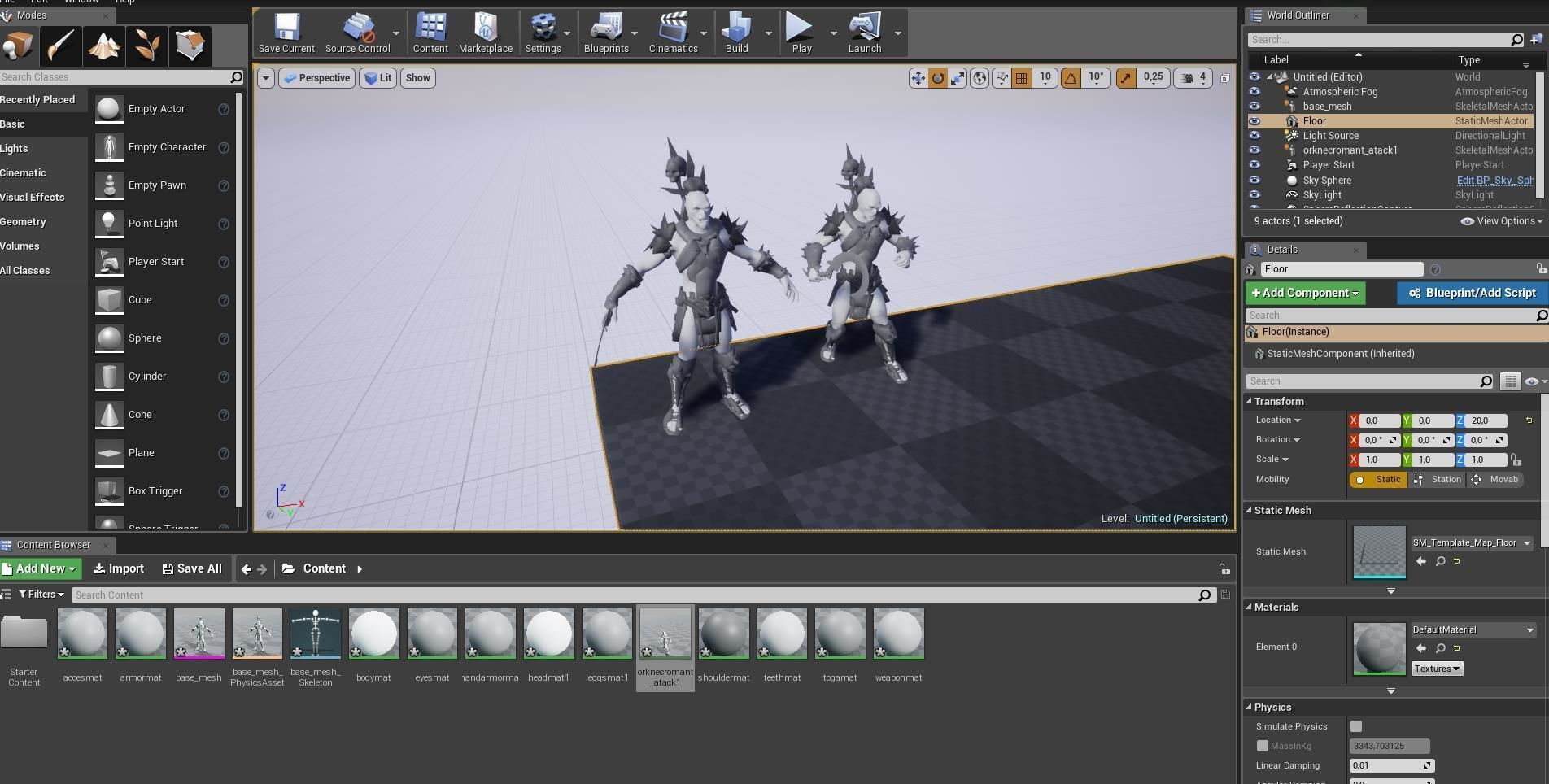 Ork necromancer Low-poly 3D model_6