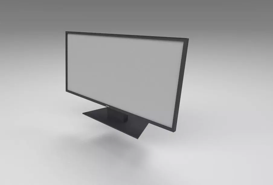 Generic Screen Free low-poly 3D model_0