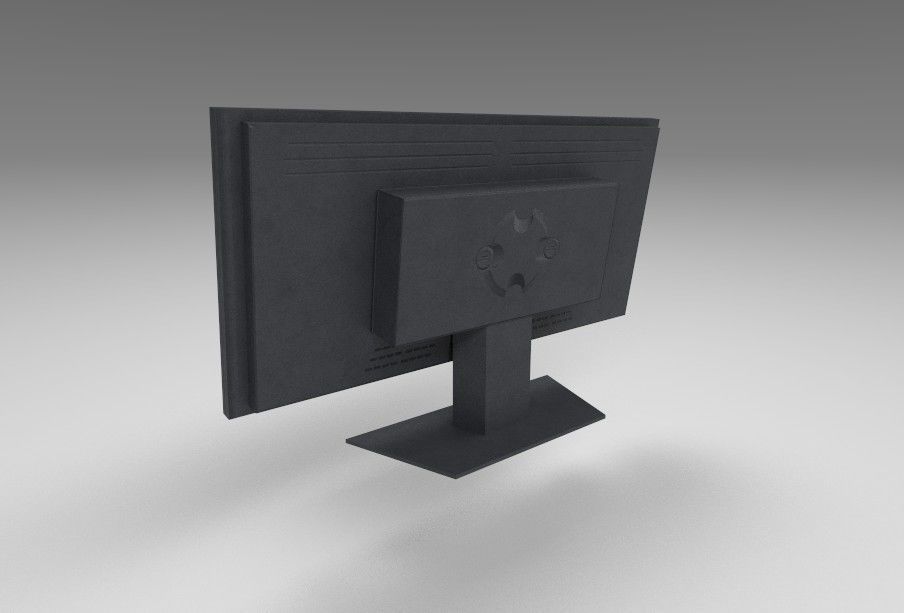 Generic Screen Free low-poly 3D model_1