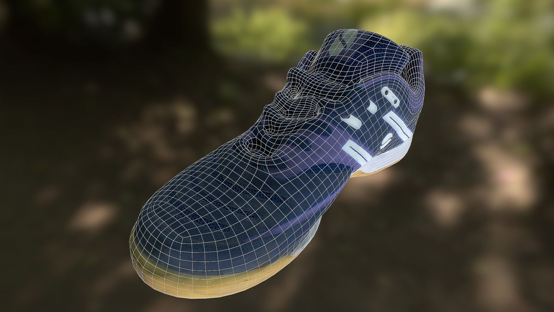 Sport shoe low poly 3D model Low-poly 3D model_8