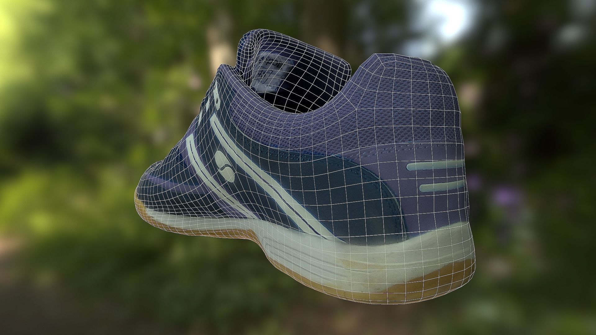 Sport shoe low poly 3D model Low-poly 3D model_11