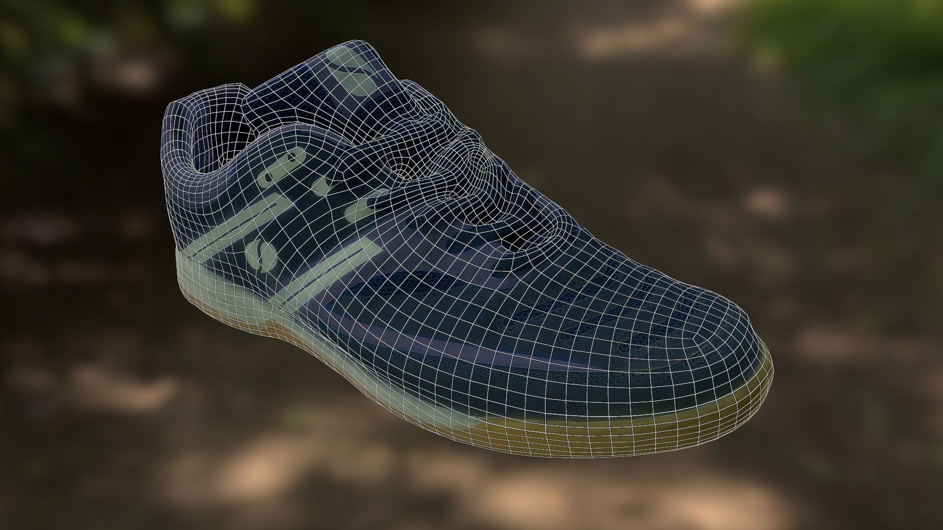 Sport shoe low poly 3D model Low-poly 3D model_9