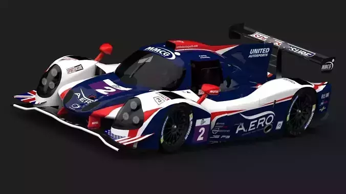 Ligier JSP3  - LMP3   Low-poly 3D model