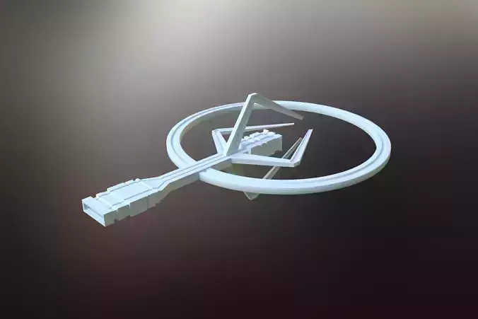 Sci-Fi Ring Spaceship 