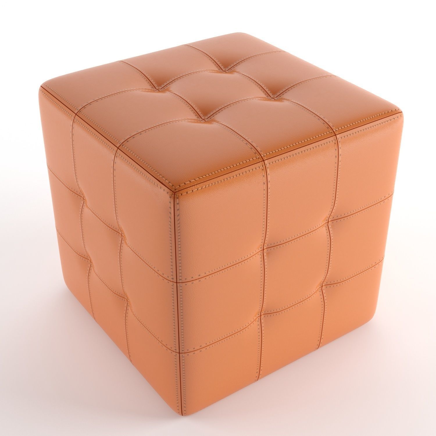 Urban Unity Dario Cube Ottoman 3D model_1