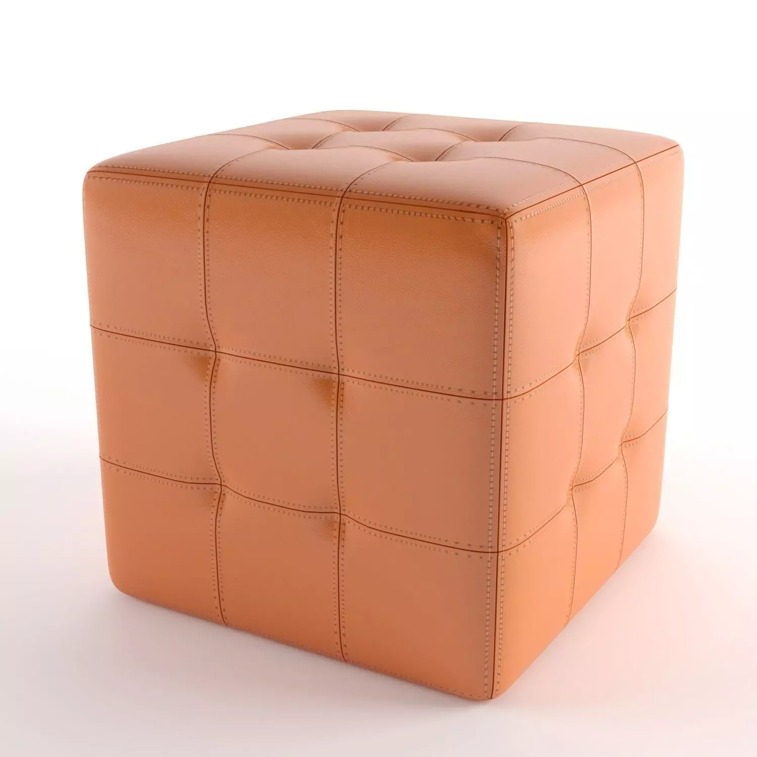 Urban Unity Dario Cube Ottoman 3D model_0