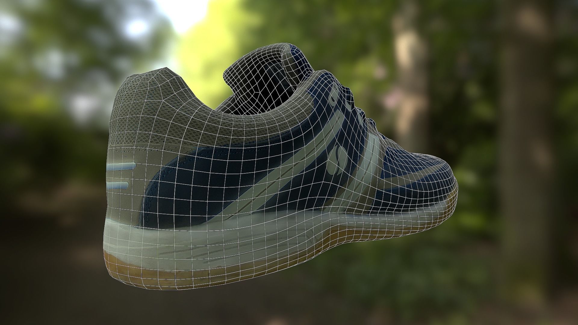 Sport shoe low poly 3D model Low-poly 3D model_11