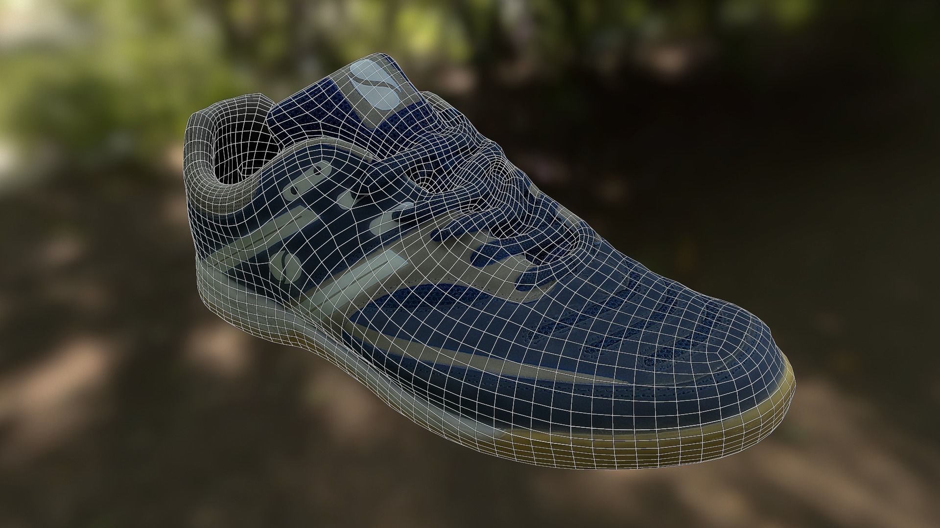 Sport shoe low poly 3D model Low-poly 3D model_9