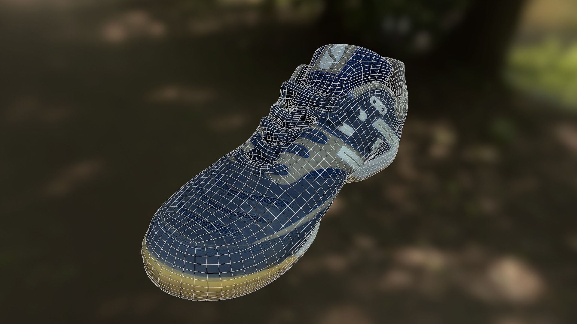 Sport shoe low poly 3D model Low-poly 3D model_8