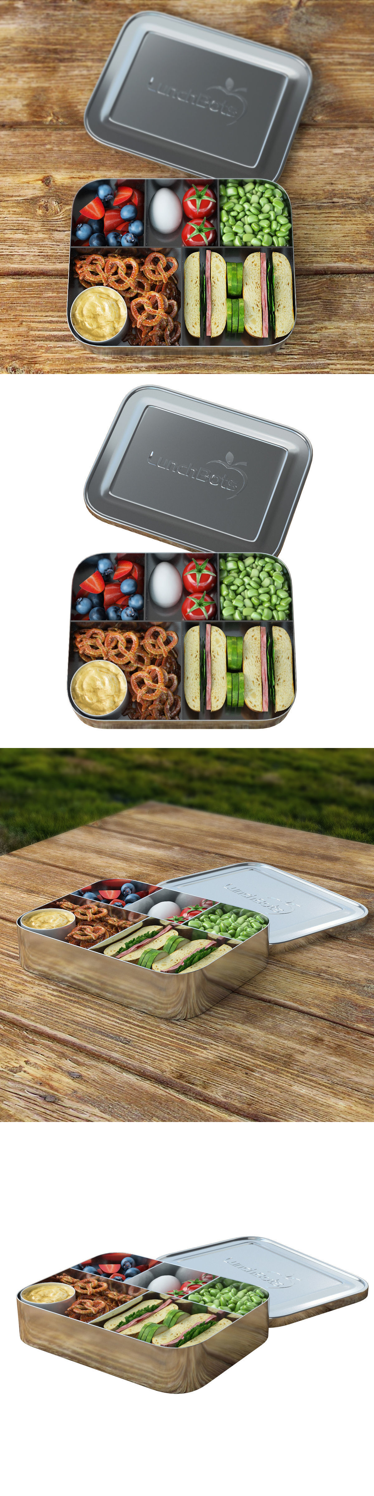 LunchBots containers  3D model_4