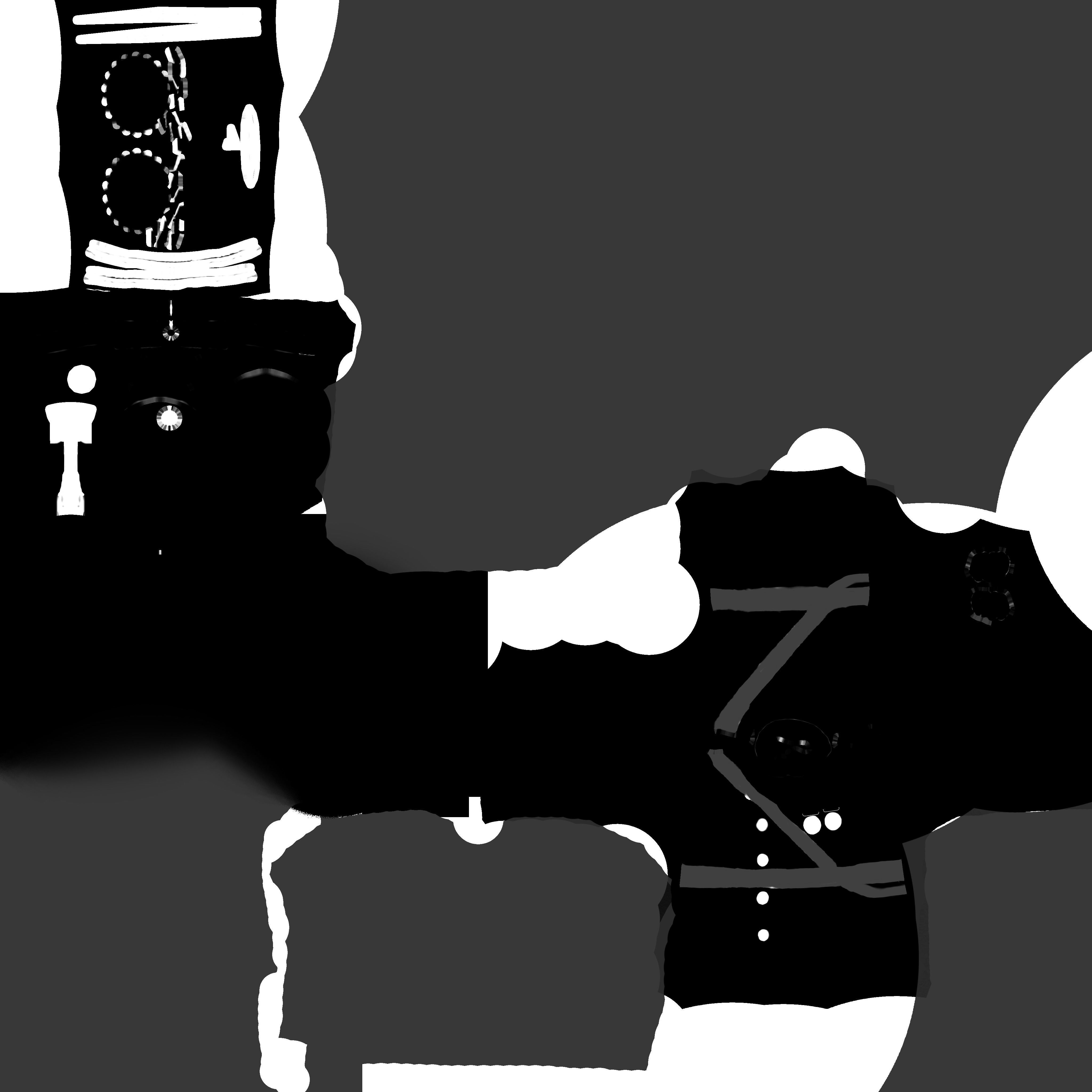 Emperor Hirohito rigged animated low poly 3d character  Low-poly 3D model_14