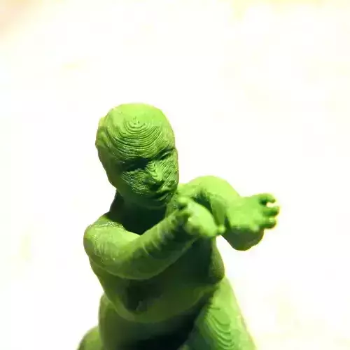 Undine statue of woman 3D print model