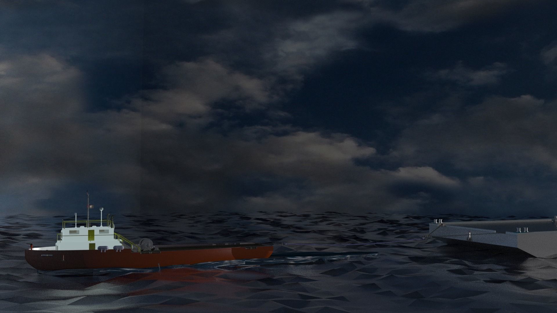 Supoert Vessel  SV BobCat 3D model_1