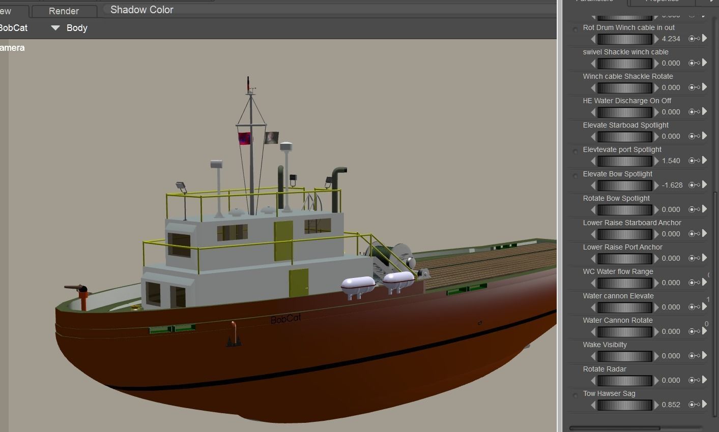 Supoert Vessel  SV BobCat 3D model_4