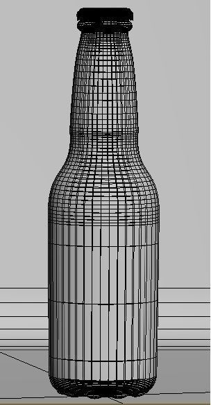 Beer Bottle 3D model_1